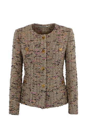 Beverly Jacket In Boucle Wool And Lurex - Tagliatore - Modalova