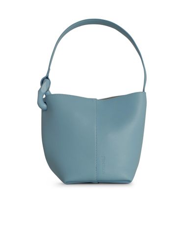 J. W. Anderson corner Bucket Bag In Light Blue Leather - J.W. Anderson - Modalova