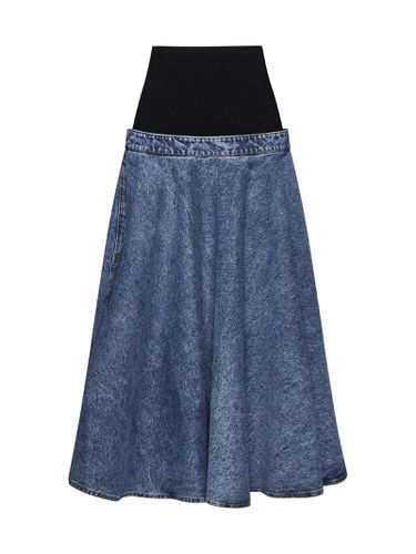 Alaia Skirt With Knit Band - Alaia - Modalova