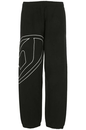 Oval-d Logo Embroidered Track Pants - Diesel - Modalova