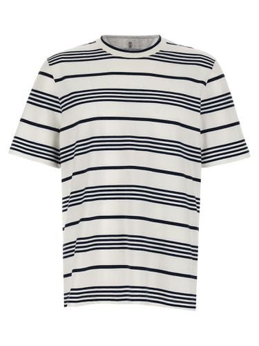 Brunello Cucinelli Striped T-shirt - Brunello Cucinelli - Modalova