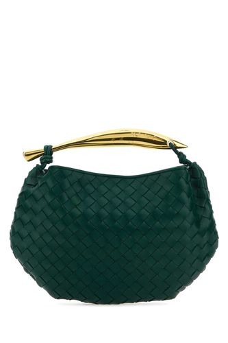 Bottle Green Leather Sardine Handbag - Bottega Veneta - Modalova