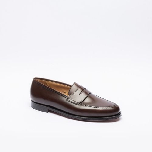 Coffee Burnished Calf Penny Loafer - Crockett & Jones - Modalova