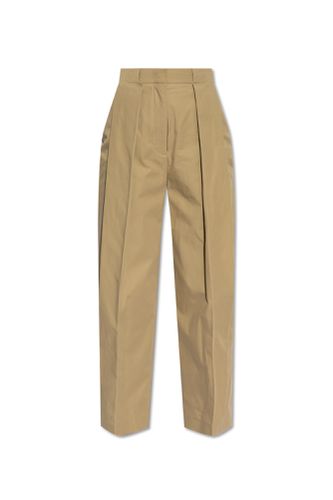 Balmain Cotton Pleated Pants - Balmain - Modalova