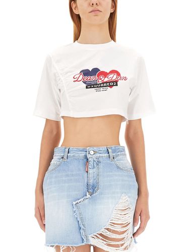 Dsquared2 Cropped Fit T-shirt - Dsquared2 - Modalova