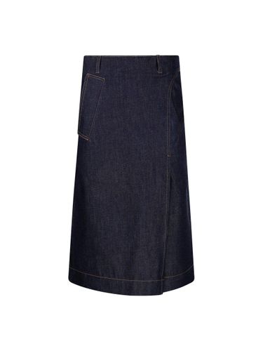 Victoria Beckham Denim Midi Skirt - Victoria Beckham - Modalova