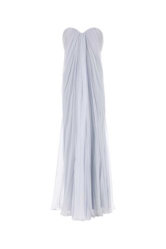 Light Blue Long Bustier Dress - Alexander McQueen - Modalova