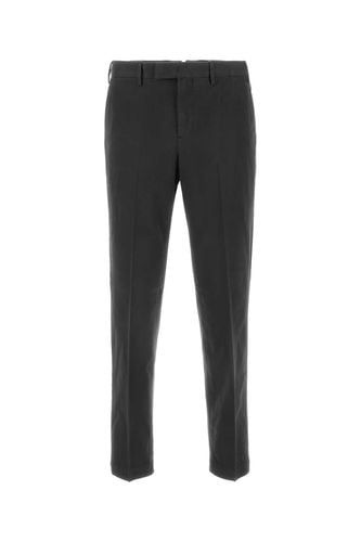 Dark Grey Stretch Cotton Blend Pant - PT Torino - Modalova