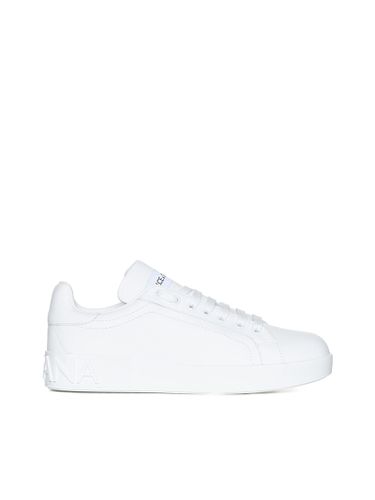 Portofino Leather Sneakers - Dolce & Gabbana - Modalova