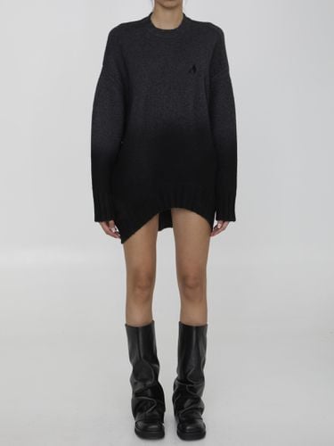 Mini Dress In Wool And Cashmere - The Attico - Modalova