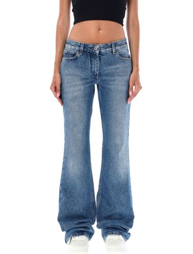Off-White Slim Flared Jeans - Off-White - Modalova