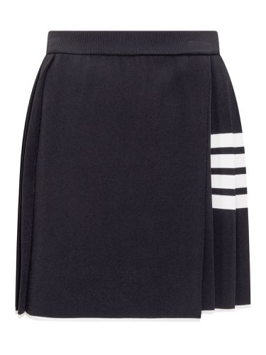 Thom Browne pleated Mini Wrap Skirt - Thom Browne - Modalova