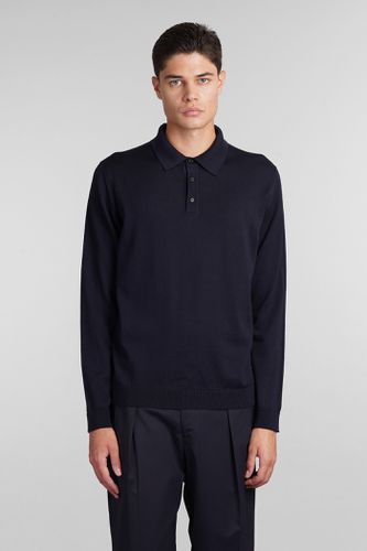 Roberto Collina Polo In Blue Wool - Roberto Collina - Modalova