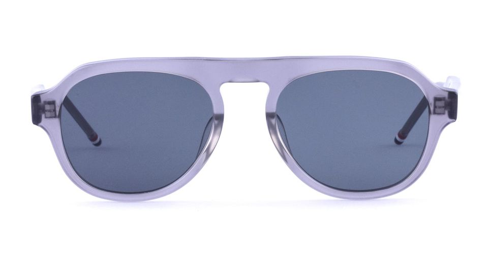 Oval - Satin Crystal Sunglasses - Thom Browne - Modalova