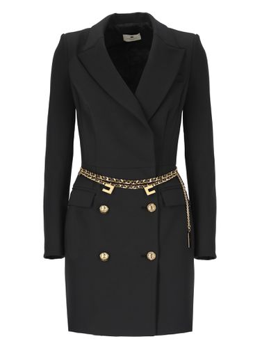 Crepe Stretch Dress - Elisabetta Franchi - Modalova