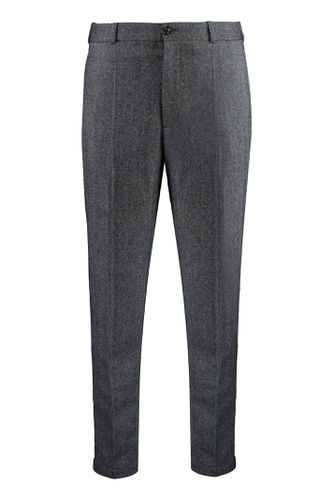 Moncler Wool Blend Trousers - Moncler - Modalova