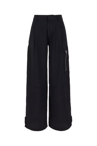 Black Acetate Blend Pants - Ami Alexandre Mattiussi - Modalova