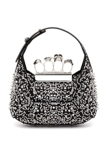 The Jewelled Hobo Mini Bag In - Alexander McQueen - Modalova