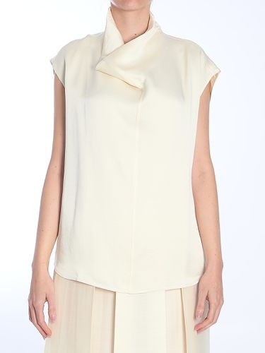 Ivory Collared Sleveless Top - Totême - Modalova