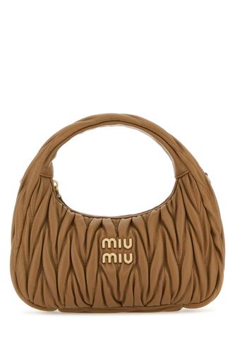 Biscuit Nappa Leather Handbag - Miu Miu - Modalova