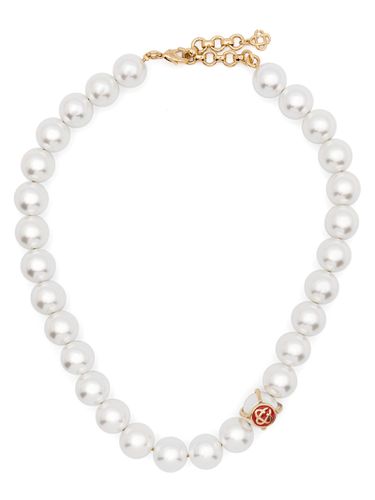 Casablanca Logo Pearl Necklace - Casablanca - Modalova