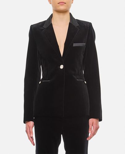 Single Breasted Velvet Jacket - Paco Rabanne - Modalova