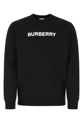 Burberry Black Cotton Sweatshirt - Burberry - Modalova