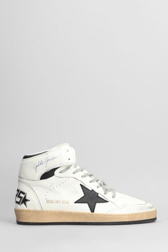 Sky Star Sneakers In Leather - Golden Goose - Modalova