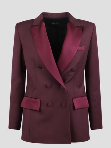 Hebe Studio Georgia Burgundy Blazer - Hebe Studio - Modalova