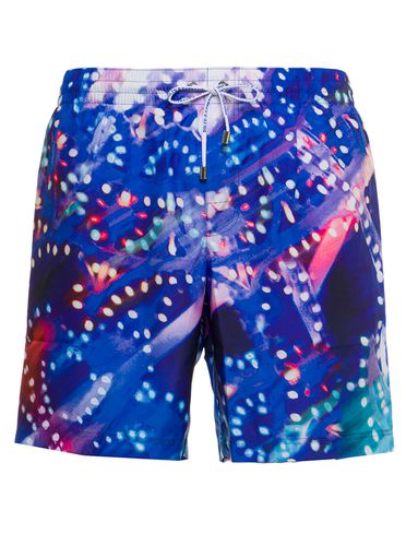 Mans Nylon Luminarie Printed Swim Shorts - Dolce & Gabbana - Modalova