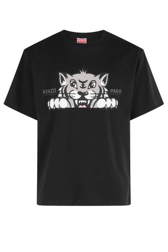 Kenzo Happy Tiger Oversize Tshirt - Kenzo - Modalova