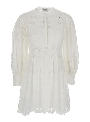Sangallo Lace Short franca Dress In Cotton Blend Woman - Charo Ruiz - Modalova