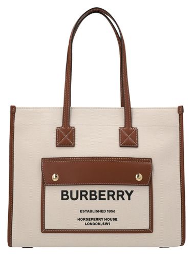 Burberry Medium freya Shopping Bag - Burberry - Modalova