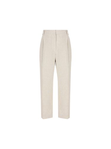 Monili Embellished Sparkling Slouchy Trousers - Brunello Cucinelli - Modalova