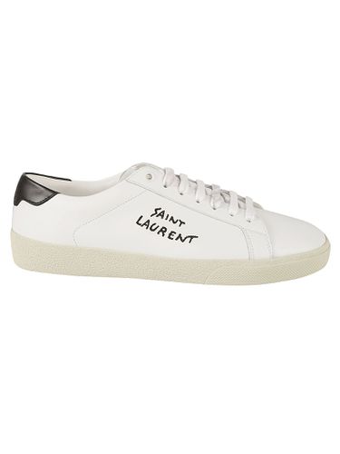 Sl06 Signature Low Top Sneakers - Saint Laurent - Modalova
