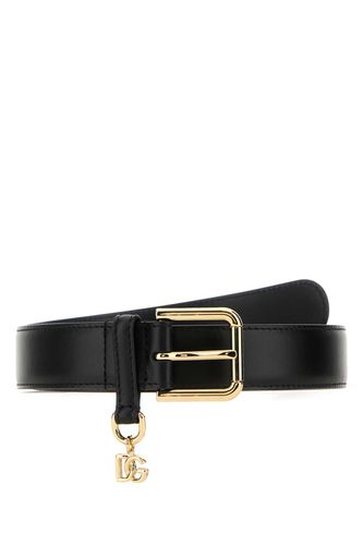 Dolce & Gabbana Black Leather Belt - Dolce & Gabbana - Modalova