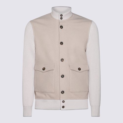 Eleventy Beige Wool Knitwear - Eleventy - Modalova