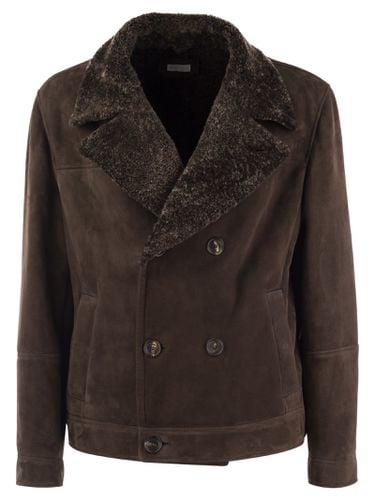 Double-breasted Shearling Outerwear - Brunello Cucinelli - Modalova