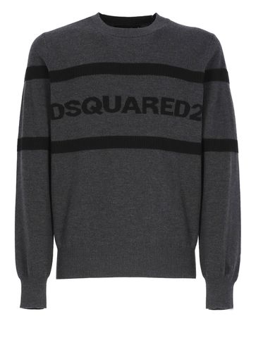 Dsquared2 Sweater With Logo - Dsquared2 - Modalova