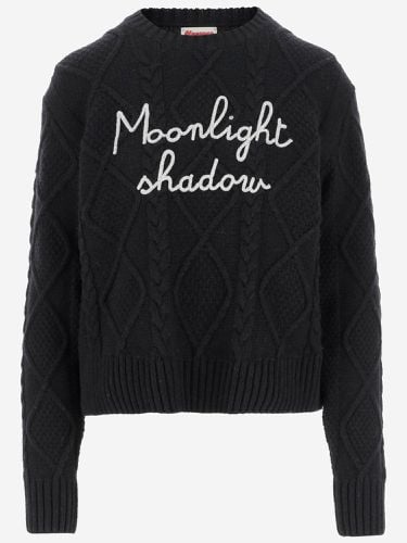 Wool Blend Sweater With Slogan - MC2 Saint Barth - Modalova