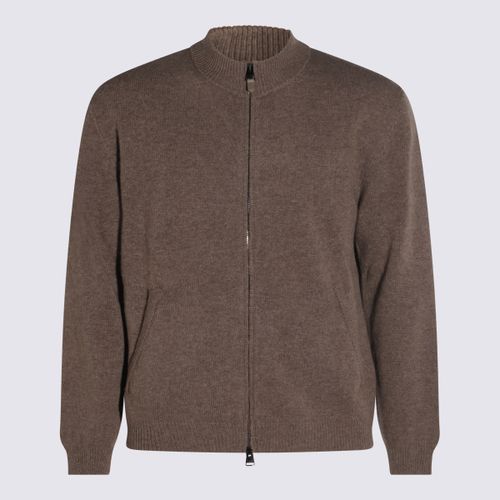 Canali Brown Wool Knitwear - Canali - Modalova