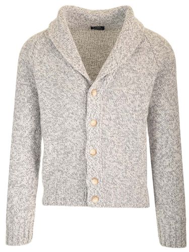 Cardigan In Pure Virgin Wool - Barba Napoli - Modalova