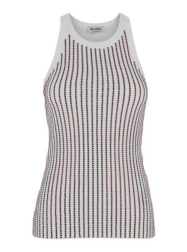 The Attico Tank Top In White Cotton - The Attico - Modalova