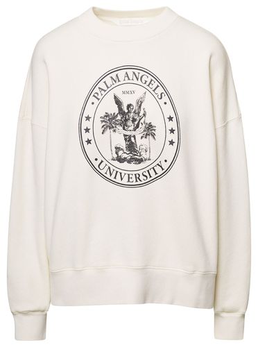 Cotton Crew-neck Sweatshirt - Palm Angels - Modalova