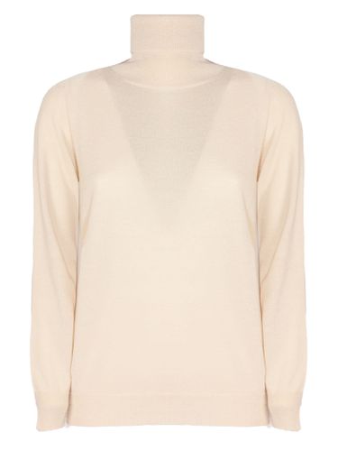 Wool And Cashmere Blend Turtleneck Sweater - Kangra - Modalova