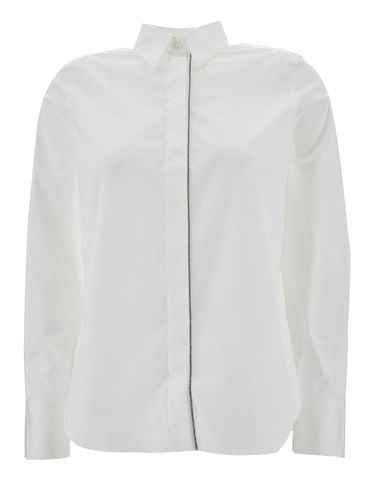 Straight-point Collared Buttoned Shirt - Brunello Cucinelli - Modalova