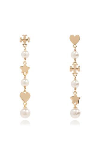 Kira Linear Pearl Earrings - Tory Burch - Modalova