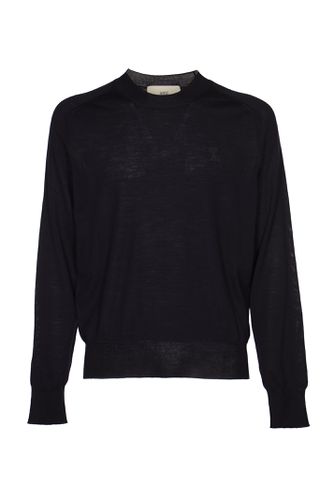 Rib Trim Plain Sweater - Ami Alexandre Mattiussi - Modalova