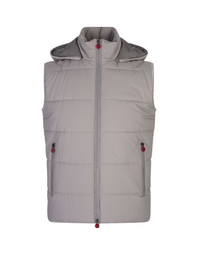 Kiton Grey Padded Gilet - Kiton - Modalova