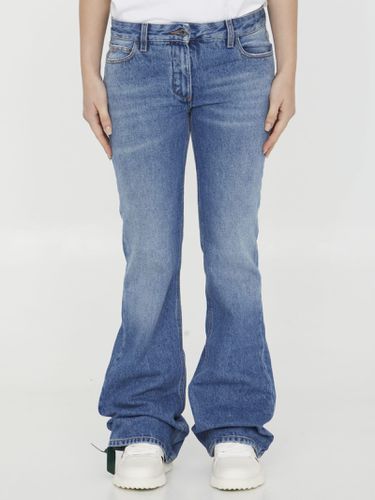 Off-White Slim Flared Jeans - Off-White - Modalova